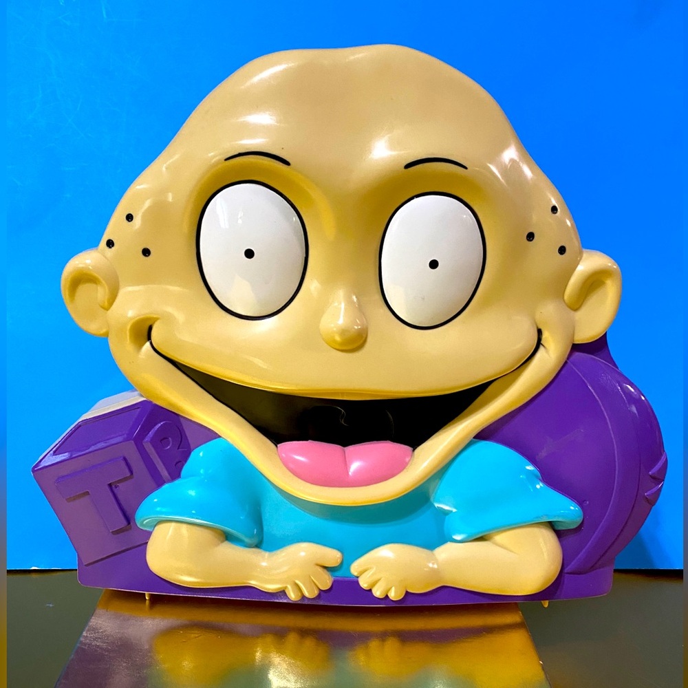 NICKELODEON RUGRATS VINTAGE 1997 TOMY COLLECTIBLE PLASTIC 3-D CASE 13”x11.5”